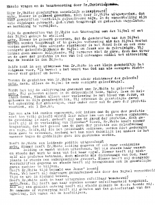 Voorthuis, Pieter, ‘Verslag predikantenvergadering CED te Hannover’, Notulen, 25 aug. 1932 (blad 4) Onderwerpen: gave der profetie en hemels heiligdom