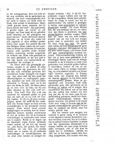 Conradi, Ludwig, ‘Zijt nuchter en waakt’ in De Arbeider, 11e jrg., okt. 1914, blz. 33-37. (blad 2) 