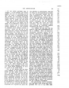 Conradi, Ludwig, ‘Zijt nuchter en waakt’ in De Arbeider, 11e jrg., okt. 1914, blz. 33-37. (blad 3) 