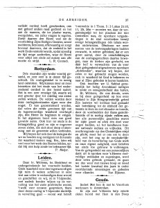 Conradi, Ludwig, ‘Zijt nuchter en waakt’ in De Arbeider, 11e jrg., okt. 1914, blz. 33-37. (blad 5) 